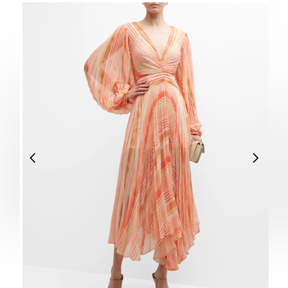 Acler NWT Astone Stripe Midi Dress US 4 - Picture 2 of 9